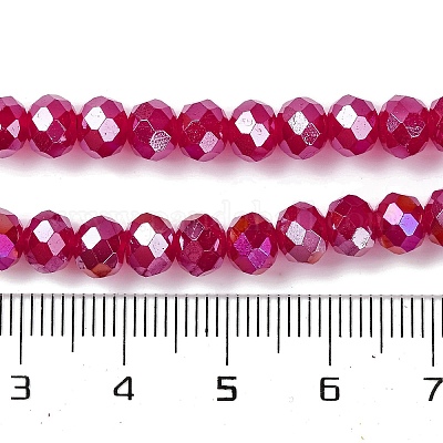 Запекание гальванических нитей стеклянных бусин DGLA-A039-J6MM-B02-1