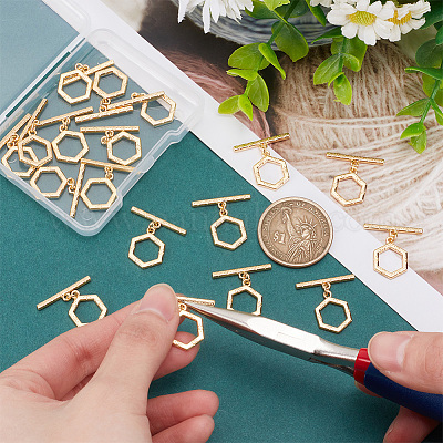 18шт латунные застежки KK-GO0001-12-1