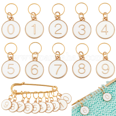 10 шт. сплав эмали кулон фиксирующие маркеры петель JEWB-BC00004-1