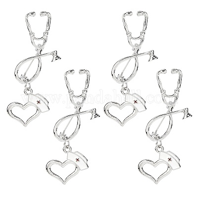 Броши из сплава 4 шт. JEWB-FH00012-1