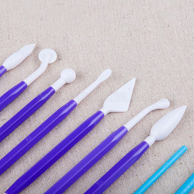 Пластиковые наборы инструментов глины AJEW-L072-25-1