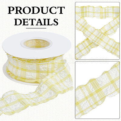 10 м льняной ленты для шитья украшений&nbsp;OCOR-WH20007-03D-1