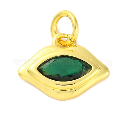 Стойки обшивки латунь микро проложить кубическую прелесть диоксида циркония KK-F881-04G-06-1