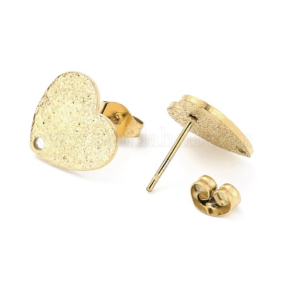 Ионное покрытие (ip) 304 нержавеющая сталь гвоздики фурнитура для сережек STAS-I183-02B-G-1