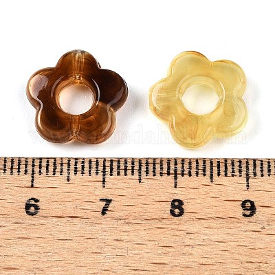 Прозрачные акриловые бусины градиентного цвета OACR-N137-49L-1