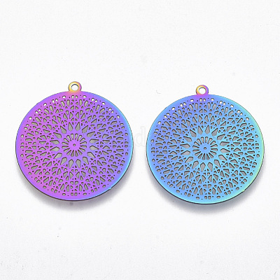 Ионное покрытие (ip) 201 филигранные подвески из нержавеющей стали STAS-R102-16-1