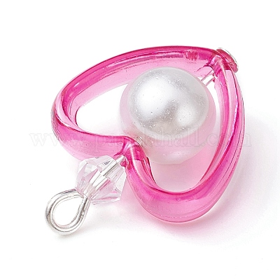 Прозрачные акриловые подвески PALLOY-JF02332-1