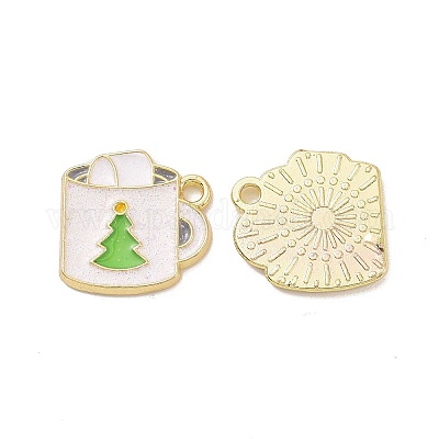 Рождественская тематическая стойка с покрытием из сплава эмали подвески X-PALLOY-O109-29LG-1