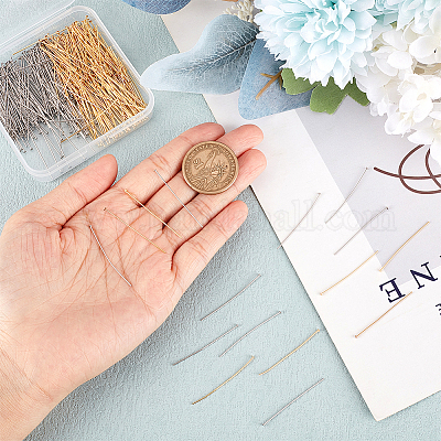 400 шт. 2-х цветные штифты из нержавеющей стали 304 с плоской головкой STAS-PH0004-58-1