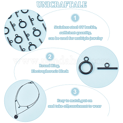 12 шт. застежки-тоглы из нержавеющей стали 304 STAS-UN0050-83-1