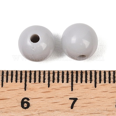 Непрозрачные акриловые бусины&nbsp;OACR-H034-50B-1