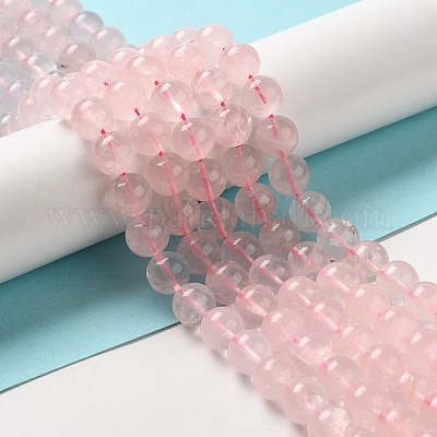 Природного розового кварца нитей бисера G-Z047-C03-07-1