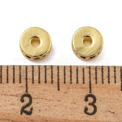 Стойки обшивки латунь микро проложить кубического циркония бусы KK-U030-26G-01-1