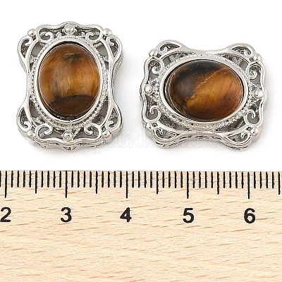 Естественные тигровые глазные многожильные звенья KK-M304-05P-02-1