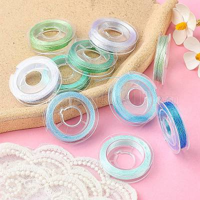 10 рулон двухслойных металлических полиэфирных ниток MCOR-YW0001-03D-1