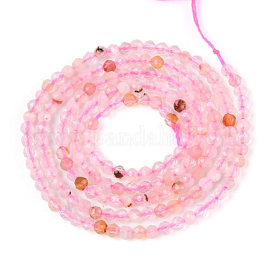 Натуральные вишневые агатовые бусины G-T143-10-1