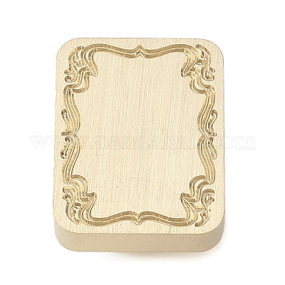 Прямоугольная цветочная рамка AJEW-M037-04G-06-1