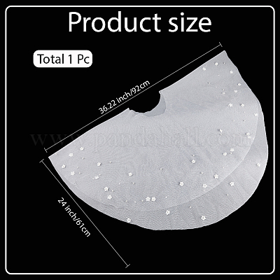 Воротники из полиэстера и тюля для женщин AJEW-WH20072-25B-1