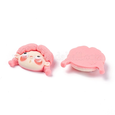 Непрозрачные кабошоны из смолы RESI-Z001-16-1