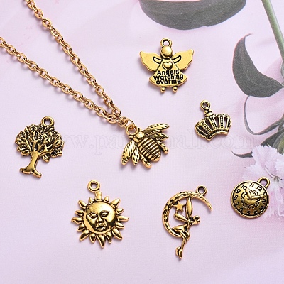 Сплавочные подвески тибетского стиля TIBEP-YW0001-07AG-1