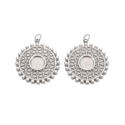 Эмалевые оправы для подвесок из нержавеющей стали 304 STAS-N097-195P-1