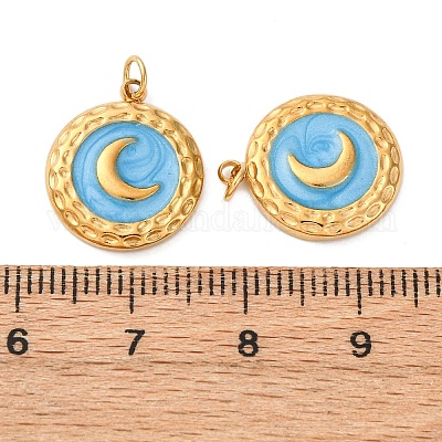 Подвески из нержавеющей стали 304 с эмалью STAS-U061-34G-B02-1