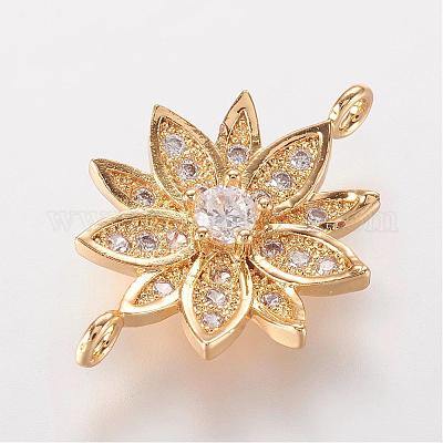 Латунные микро проложить кубических соединения циркония ZIRC-K061-57G-1