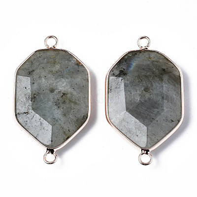 Соединители из натурального лабрадорита G-S359-280B-1