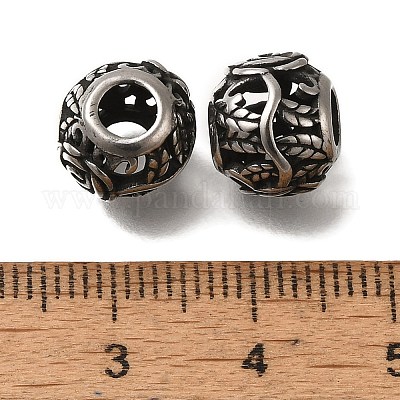 Европейские бусины из нержавеющей стали 304 STAS-D191-19A-AS-1