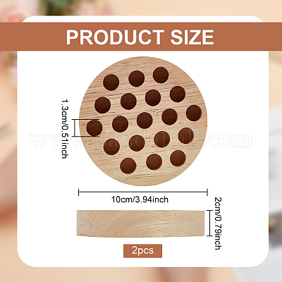 Держатель для ниточек с деревянным зажимом FIND-WH0139-236-1