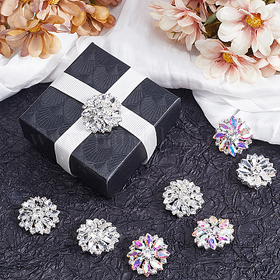 8 шт. 2-х цветные латунные пуговицы с тремя отверстиями на ножке BUTT-GF0003-57D-1