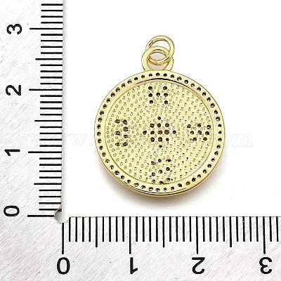 Стойки обшивки латунь микро проложить Циркон подвеску KK-K401-60A-G-1