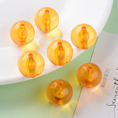 Прозрачные акриловые бусины MACR-S370-A20mm-724-1