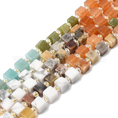 Нити бусин из натурального хаулита G-H333-03I-1