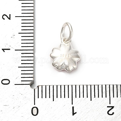 925 подвеска из стерлингового серебра с индийской красной эмалью STER-C014-01C-S-1