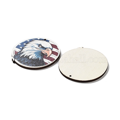 Большие деревянные подвески WOOD-D028-01F-1