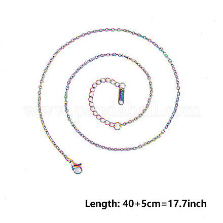 2 мм унисекс 304 нержавеющая сталь тросовые цепи ожерелья HX8637-5-1