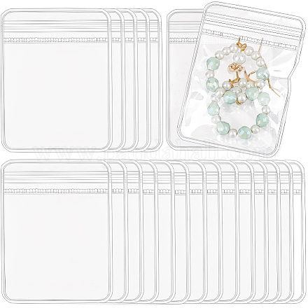 100 шт.. ПВХ антиокислительные пакеты с застежкой-молнией AJEW-SP0001-09A-1