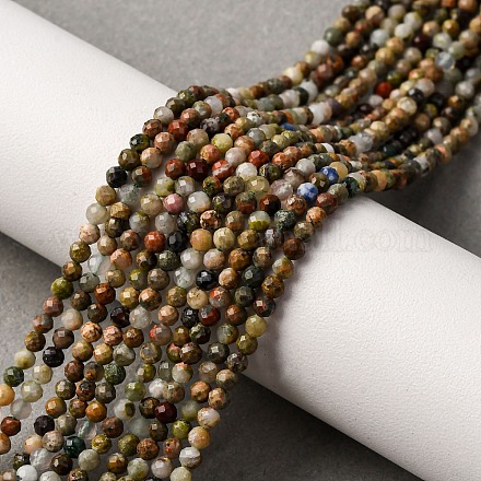 Природные Unakite бисер нитей G-L629-B06-2mm-1