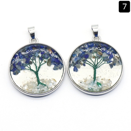 Природный лазурит подвески&nbsp;PW-WGDCF81-05-1