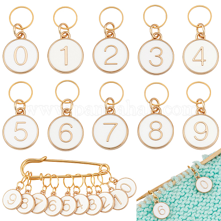 10 шт. сплав эмали кулон фиксирующие маркеры петель JEWB-BC00004-1