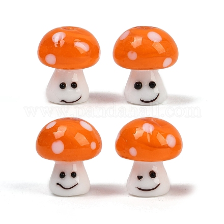 Бусины лэмпворк  LAMP-B028-06G-1