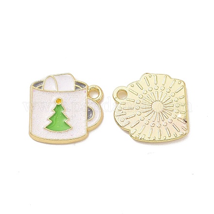 Рождественская тематическая стойка с покрытием из сплава эмали подвески X-PALLOY-O109-29LG-1