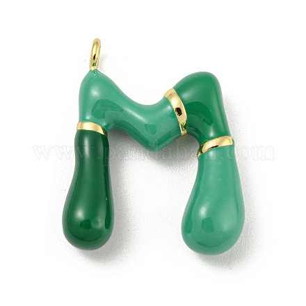 Латунь эмаль подвески KK-E093-03G-M-1