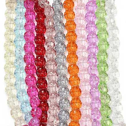 Прозрачные стеклянные бусины EGLA-H110-02-1