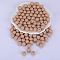 Round Silicone Focal Beads, Dark Khaki, 15mm, Hole: 2mm
