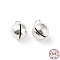 925 Sterling Silver Pendants, Soniferous Bell Charm, Silver, 9x6.2x6.3mm, Hole: 1.7mm