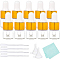 Empty Glass Dropper Bottles, for Essential Oils Aromatherapy Lab Chemicals, with Disposable Plastic Transfer Pipettes and Mini Transparent Plastic Funnel Hopper, Clear, 38x16mm
