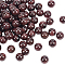 Natural Garnet Beads Strands, Round, 10mm, Hole: 1mm, about 38pcs/Strand, 15.35''(39cm), 2strand/box