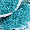 MIYUKI Delica Beads, Cylinder, Japanese Seed Beads, 11/0, (DB0658) Dyed Opaque Turquoise Green, 1.3x1.6mm, Hole: 0.8mm, about 2000pcs/10g